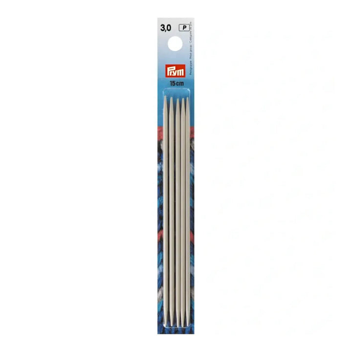 Prym Strumpfstricknadeln ALU 10 - 40 cm, Farbe 15 – Metall bei Lieblingsgarn