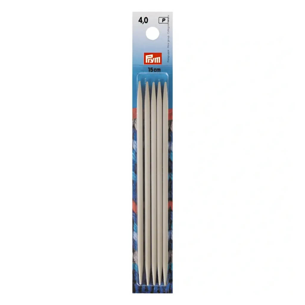 Prym Strumpfstricknadeln ALU 10 - 40 cm, Farbe 15 – Metall bei Lieblingsgarn