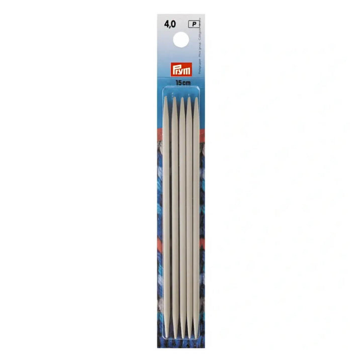 Prym Strumpfstricknadeln ALU 10 - 40 cm, Farbe 15 – Metall bei Lieblingsgarn