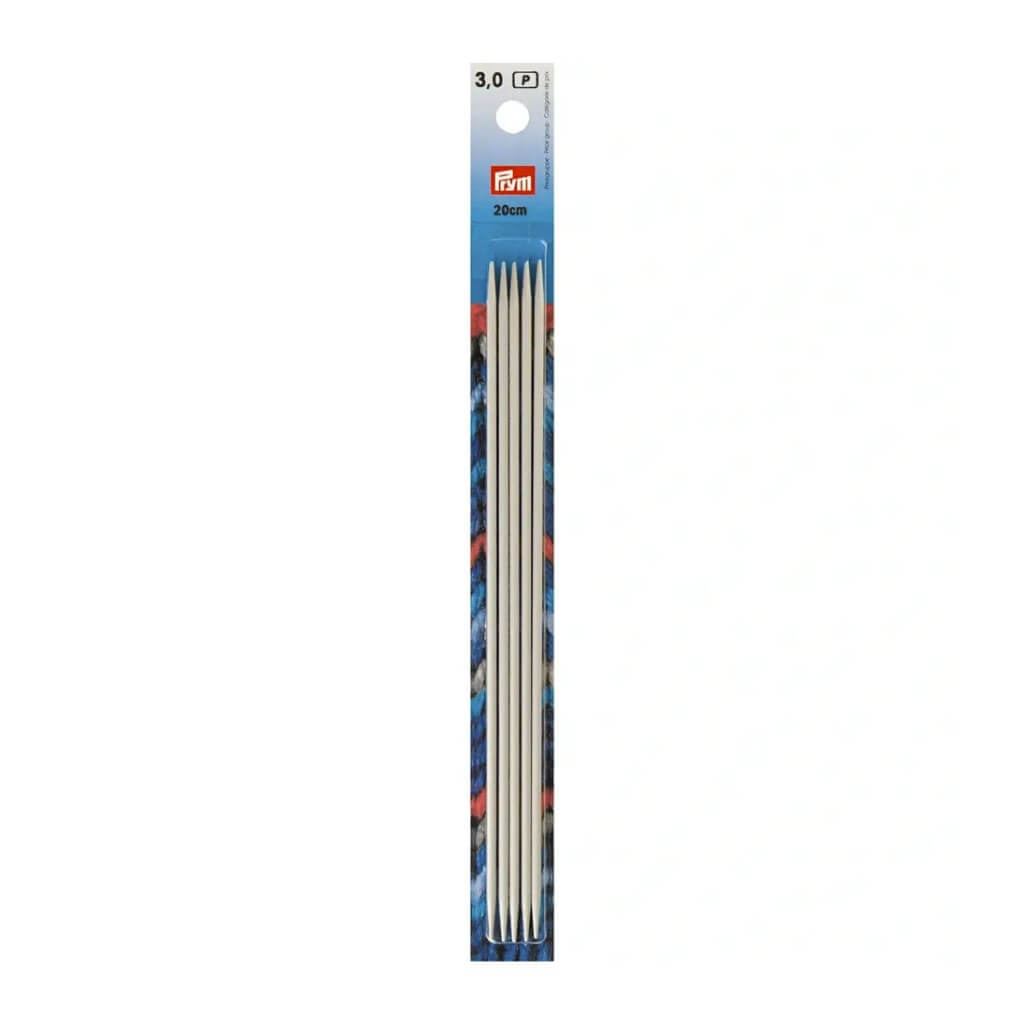 Prym Strumpfstricknadeln ALU 10 - 40 cm, Farbe 20 – Metall bei Lieblingsgarn