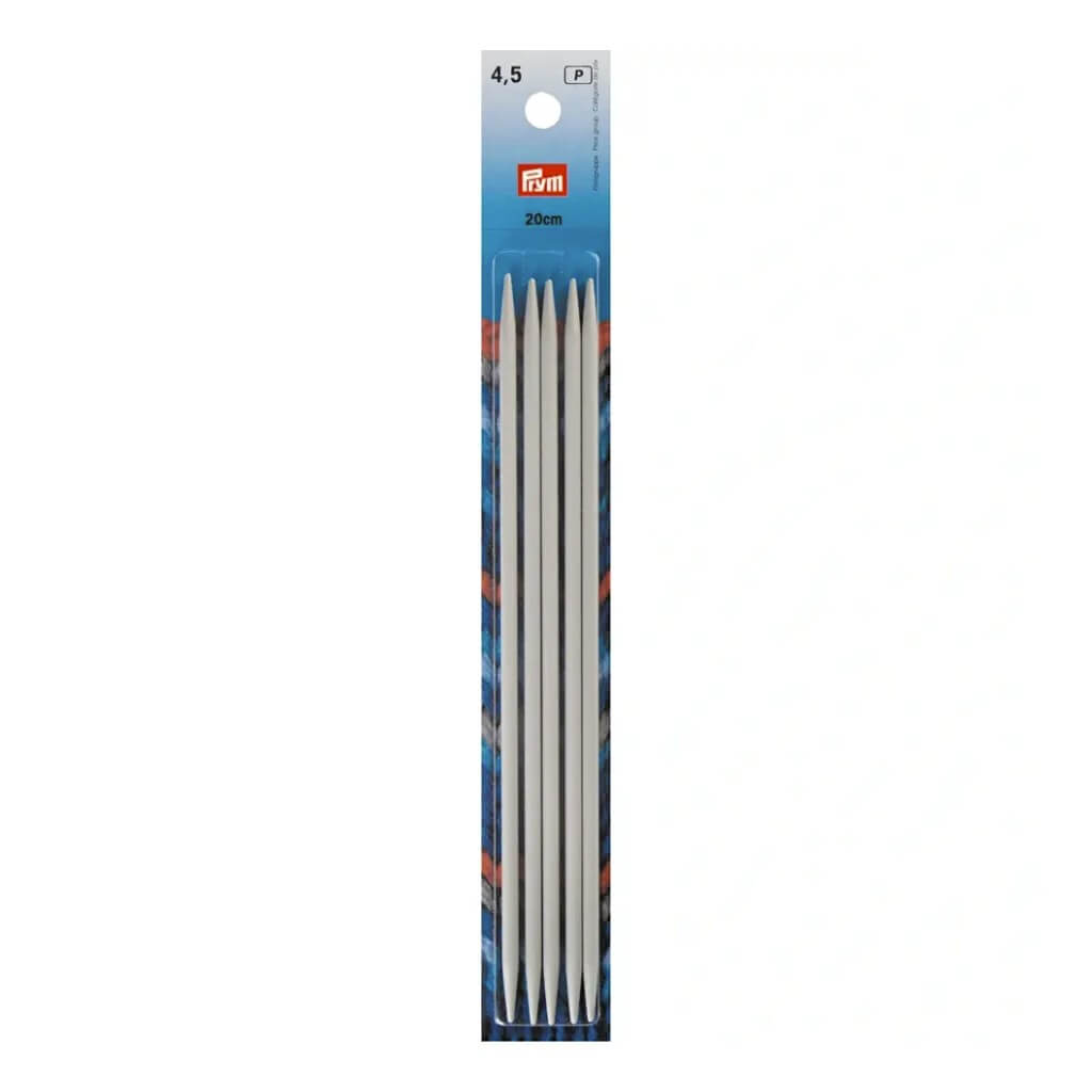 Prym Strumpfstricknadeln ALU 10 - 40 cm, Farbe 20 – Metall bei Lieblingsgarn
