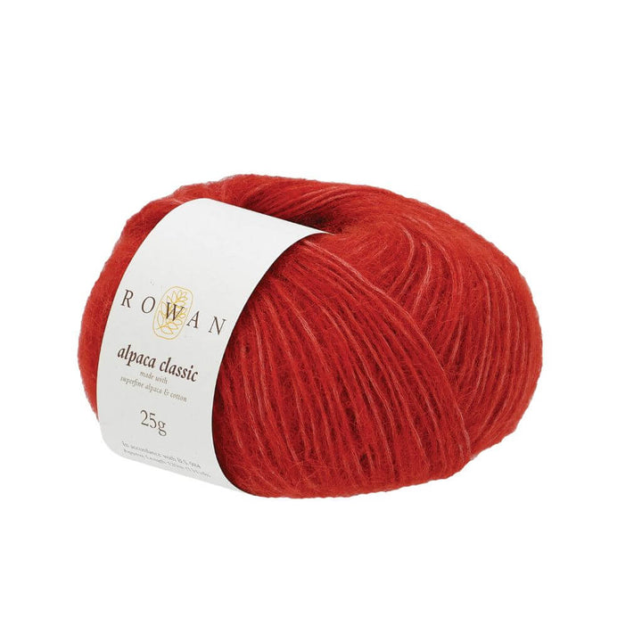 Rowan Alpaca Classic, Farbe 120 vermilion – Alpaka und Baumwolle bei Lieblingsgarn