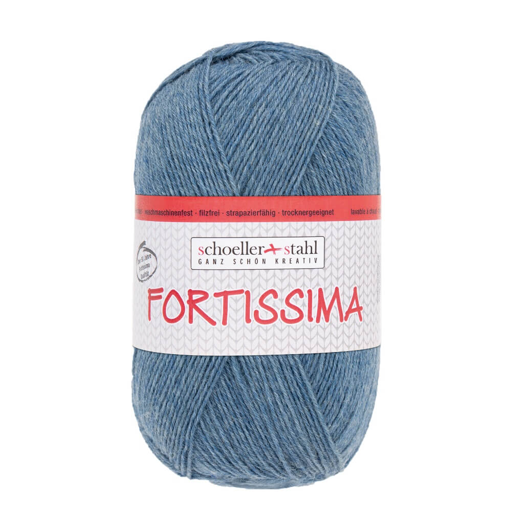 Schoeller + Stahl 2033 - Jeans Schoeller + Stahl Fortissima Socka 100 - Sockenwolle Lieblingsgarn