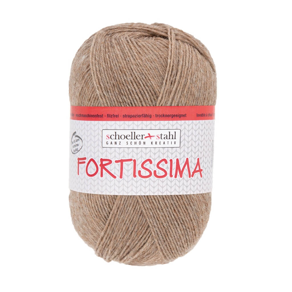 Schoeller + Stahl 2072 - Kamel-Meliert Schoeller + Stahl Fortissima Socka 100 - Sockenwolle Lieblingsgarn