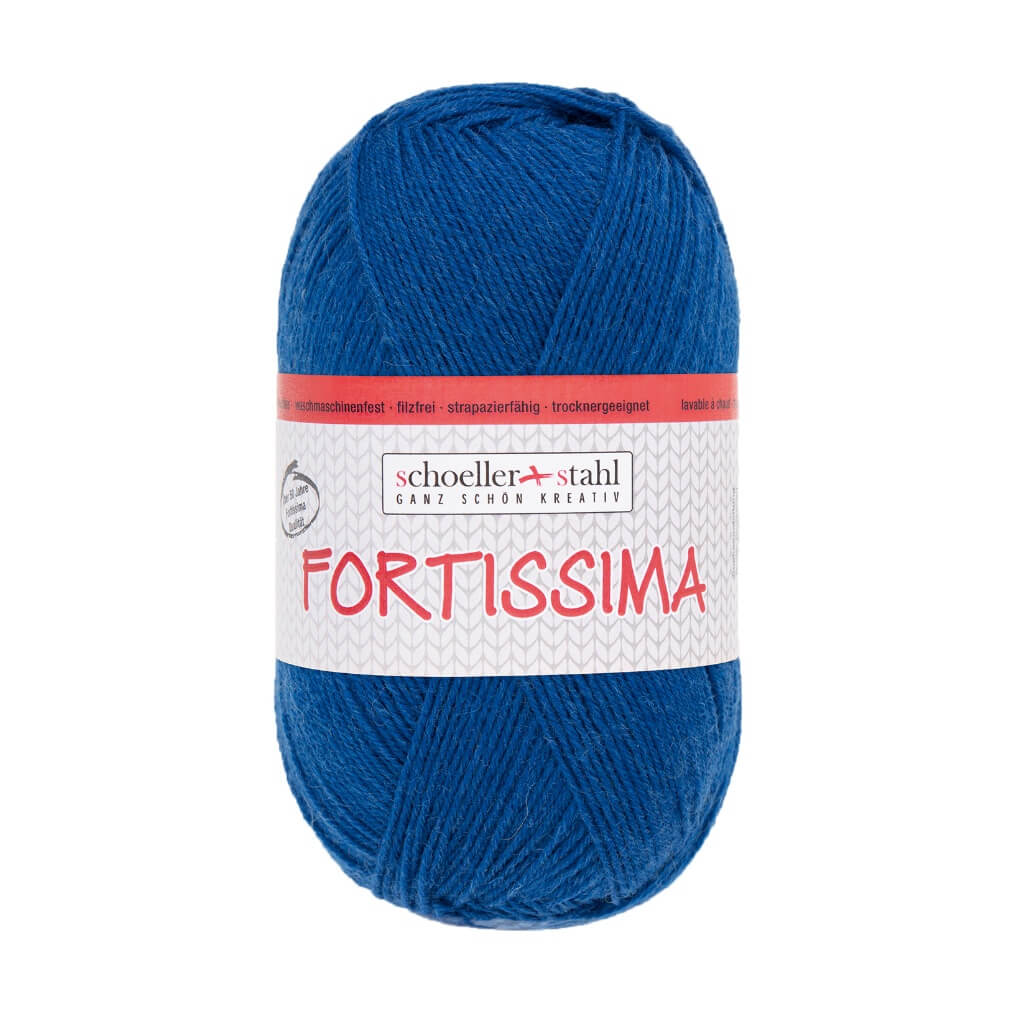 Schoeller + Stahl 2099 - Blau Schoeller + Stahl Fortissima Socka 100 - Sockenwolle Lieblingsgarn