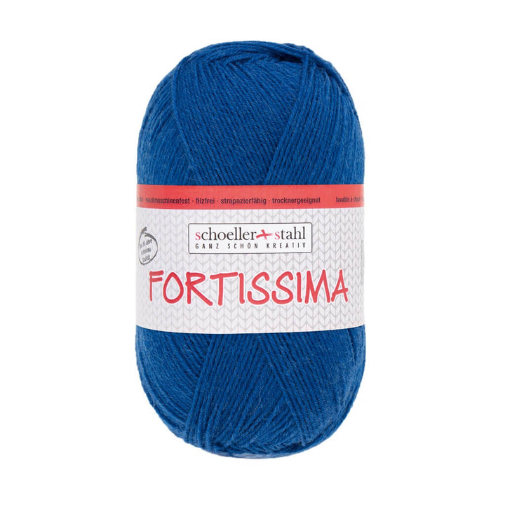 Schoeller + Stahl 2099 - Blau Schoeller + Stahl Fortissima Socka 100 - Sockenwolle Lieblingsgarn