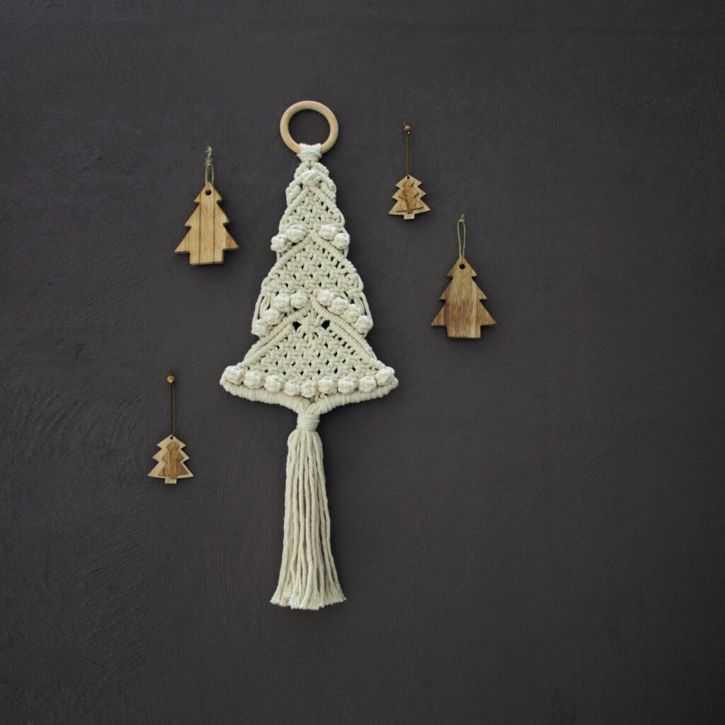 Hoooked Weihnachtsbaum Makramee Set - Hoooked bei bei bei bei Lieblingsgarn