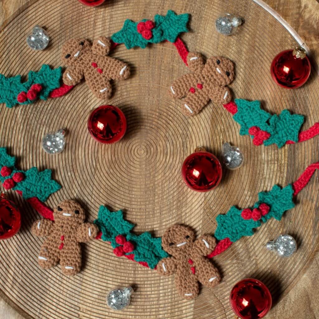 Hoooked Weihnachtsgirlande Häkelset - Hoooked bei bei bei bei Lieblingsgarn