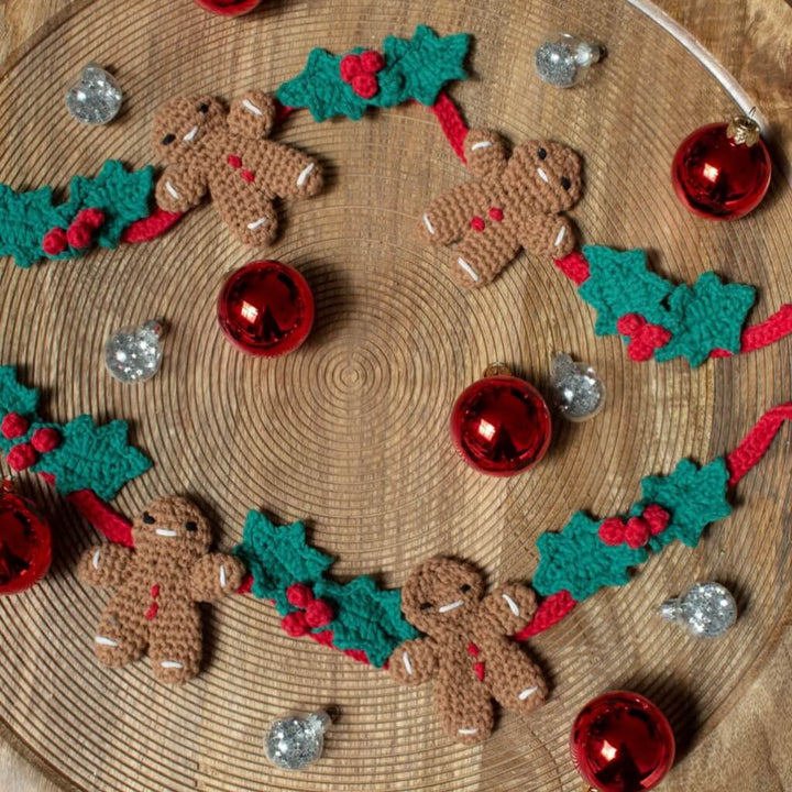 Hoooked Weihnachtsgirlande Häkelset - Hoooked bei bei bei bei Lieblingsgarn