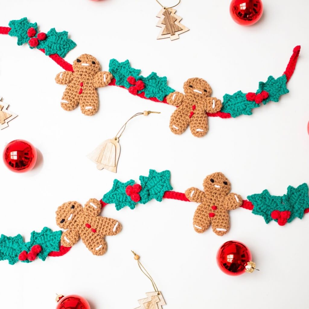 Hoooked Weihnachtsgirlande Häkelset - Hoooked bei bei bei bei Lieblingsgarn