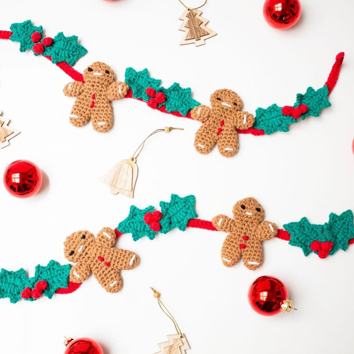 Hoooked Weihnachtsgirlande Häkelset - Hoooked bei bei bei bei Lieblingsgarn