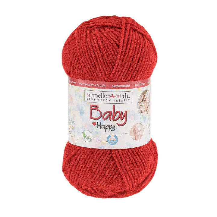 Schoeller + Stahl Schoeller+Stahl Baby Happy 50g, Farbe 4 Rot – Polyacryl bei Lieblingsgarn