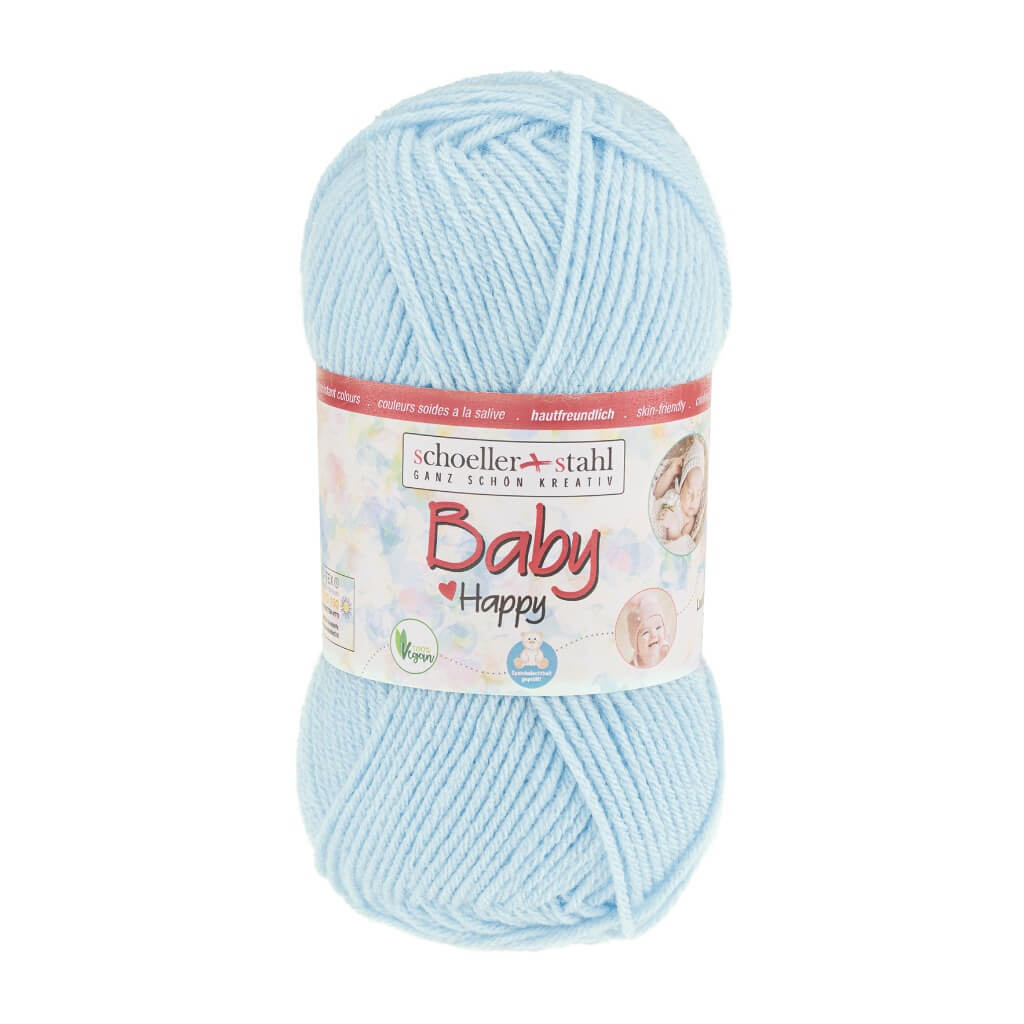 Schoeller + Stahl Schoeller+Stahl Baby Happy 50g, Farbe 8 Hellblau – Polyacryl bei Lieblingsgarn