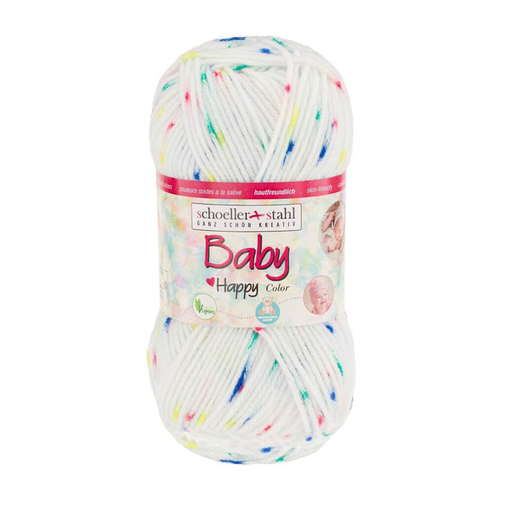 Schoeller + Stahl Schoeller+Stahl Baby Happy Color 50g, Farbe 101 Daisy – Polyacryl bei Lieblingsgarn