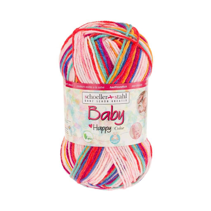 Schoeller + Stahl Schoeller+Stahl Baby Happy Color 50g, Farbe 104 Clown – Polyacryl bei Lieblingsgarn