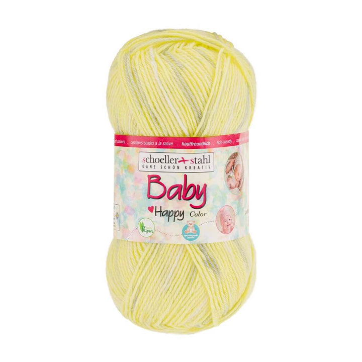 Schoeller + Stahl Schoeller+Stahl Baby Happy Color 50g, Farbe 109 Küken – Polyacryl bei Lieblingsgarn