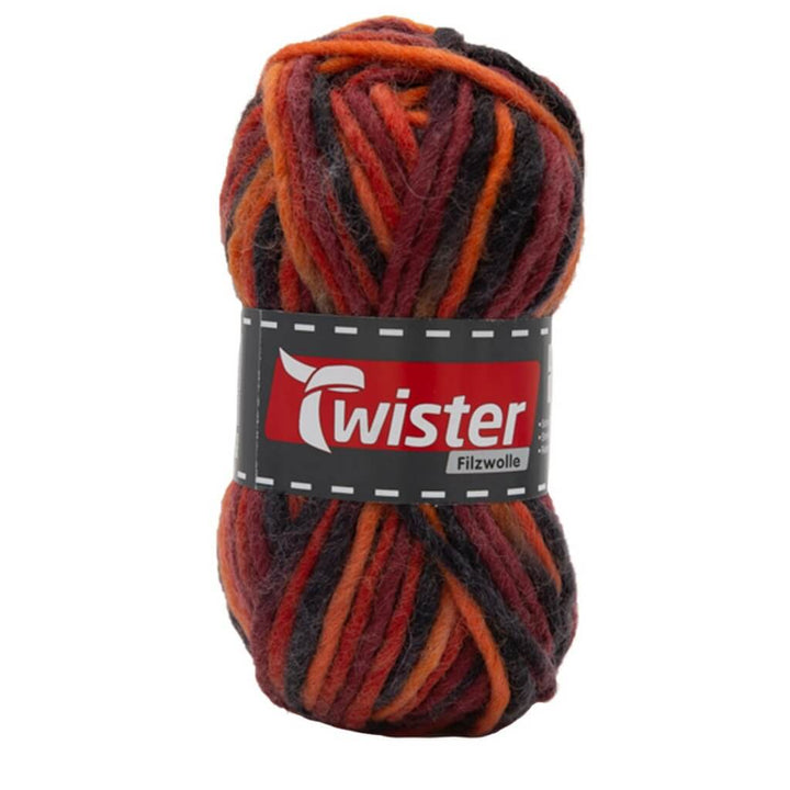 Twister 137 - Lava Twister Filzwolle Color 50g Lieblingsgarn