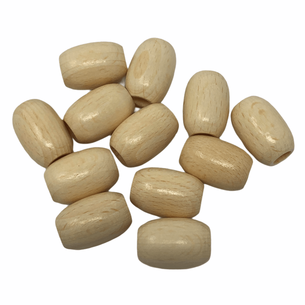 Meyco 12 Holzoliven 14 x 21 mm Ø 6 mm bei bei bei bei Lieblingsgarn