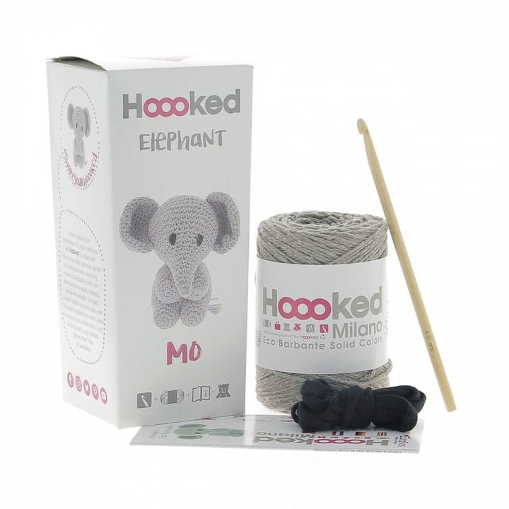 Hoooked Set Amigurumi Elefant Mo Häkelset - Hoooked bei bei bei bei Lieblingsgarn