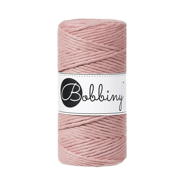 Bobbiny Makramee Garn 3mm, Farbe Blush – Baumwolle bei Lieblingsgarn