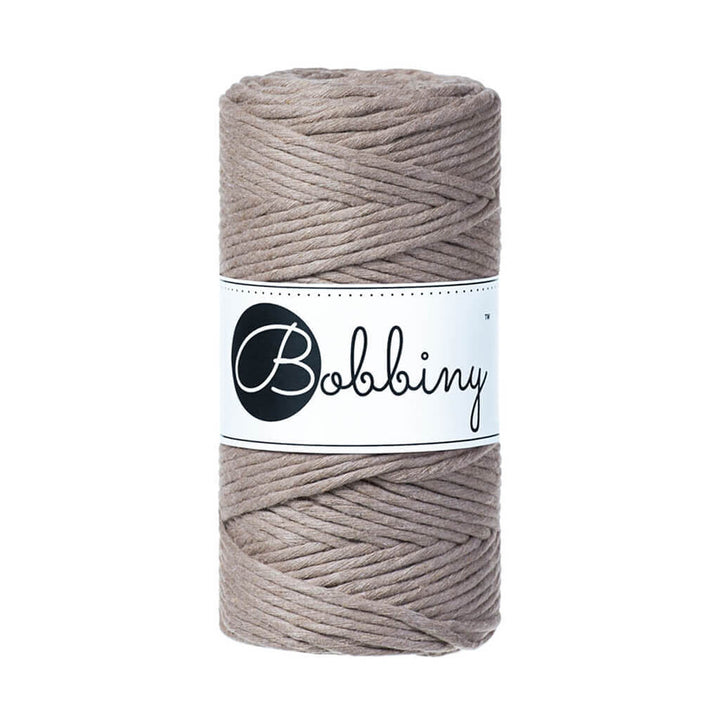 Bobbiny Makramee Garn 3mm, Farbe Coffee – Baumwolle bei Lieblingsgarn