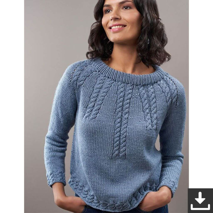 Schachenmayr Pattern Damen Pullover Maarja Strickset - Schachenmayr (PDF) bei bei bei bei Lieblingsgarn