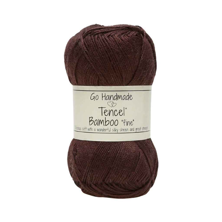 Go Handmade Tencel Bamboo "fine", Farbe Dark Brown – Bambus und Tencel bei Lieblingsgarn