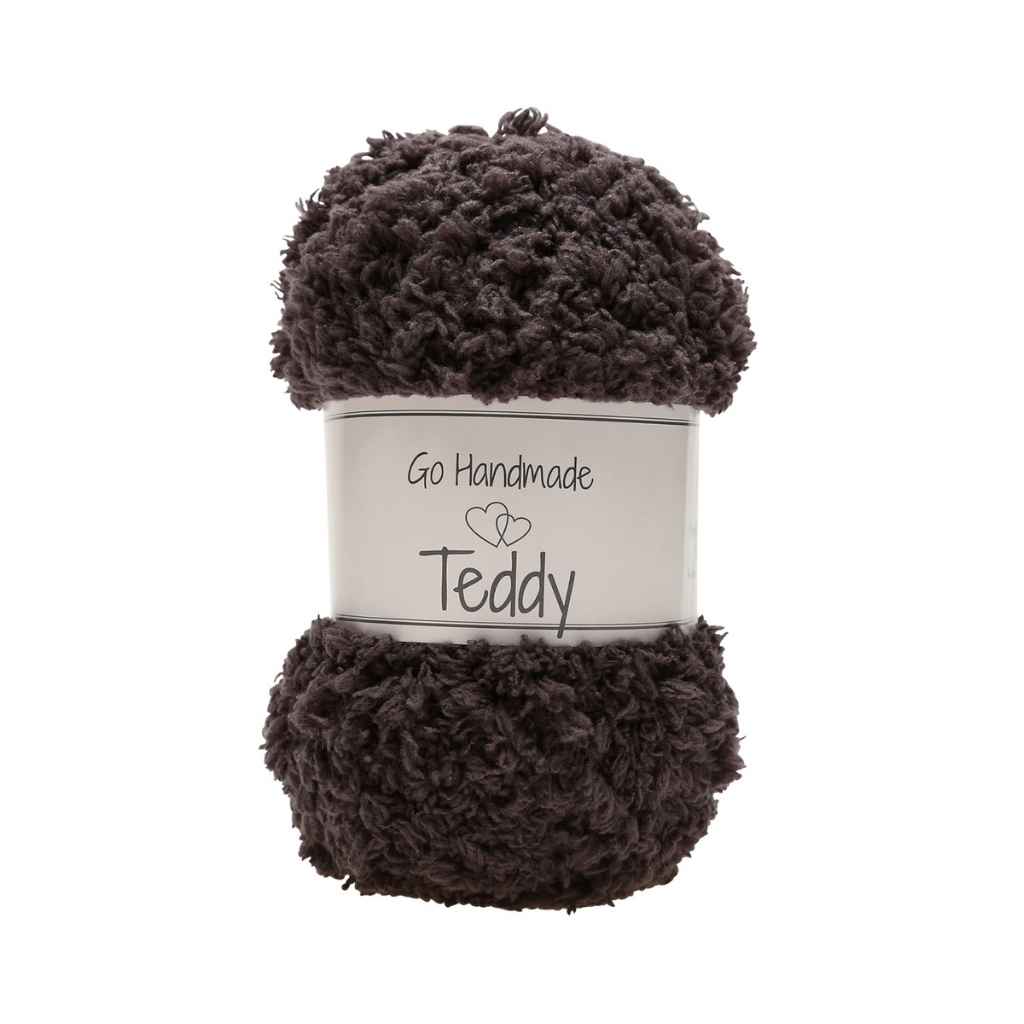 Go Handmade Yarn Teddy, Farbe Dark Brown – Synthetik bei Lieblingsgarn