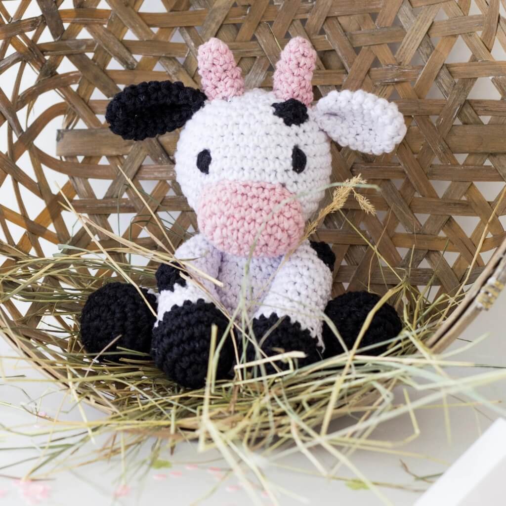 Hoooked Amigurumi Kuh Kirby Häkelset - Hoooked bei bei bei bei Lieblingsgarn