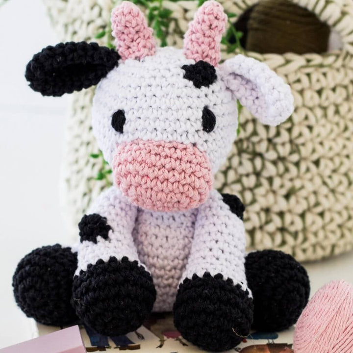 Hoooked Amigurumi Kuh Kirby Häkelset - Hoooked bei bei bei bei Lieblingsgarn