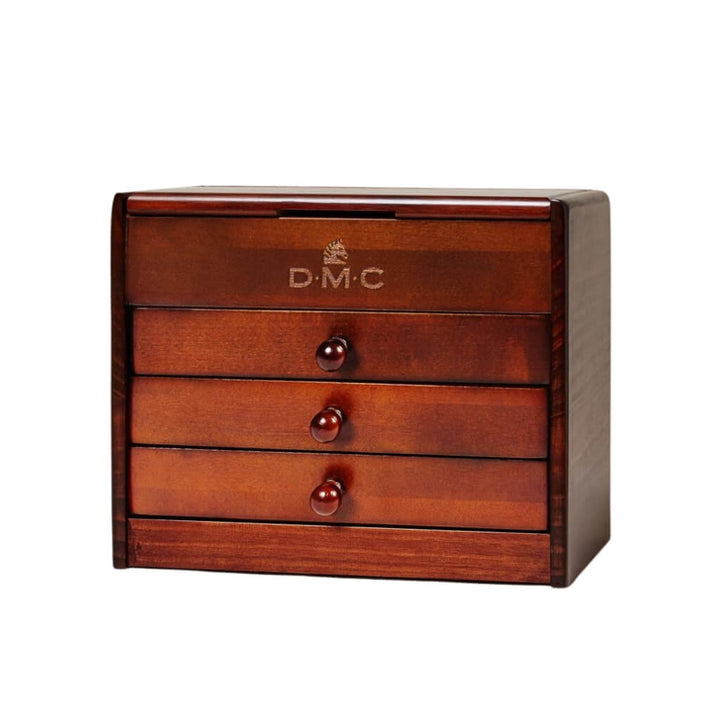 DMC Kleine Vintage Box mit 120 Strängchen von Mouliné-Garn bei bei bei bei Lieblingsgarn