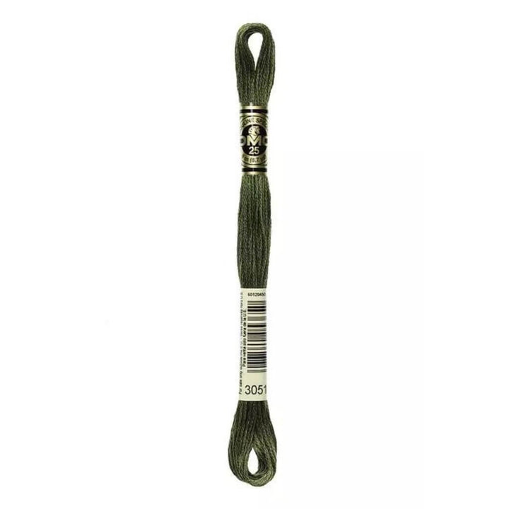 DMC Mouliné Spécial, Farbe 3051 Grüner Wald – Baumwolle bei Lieblingsgarn