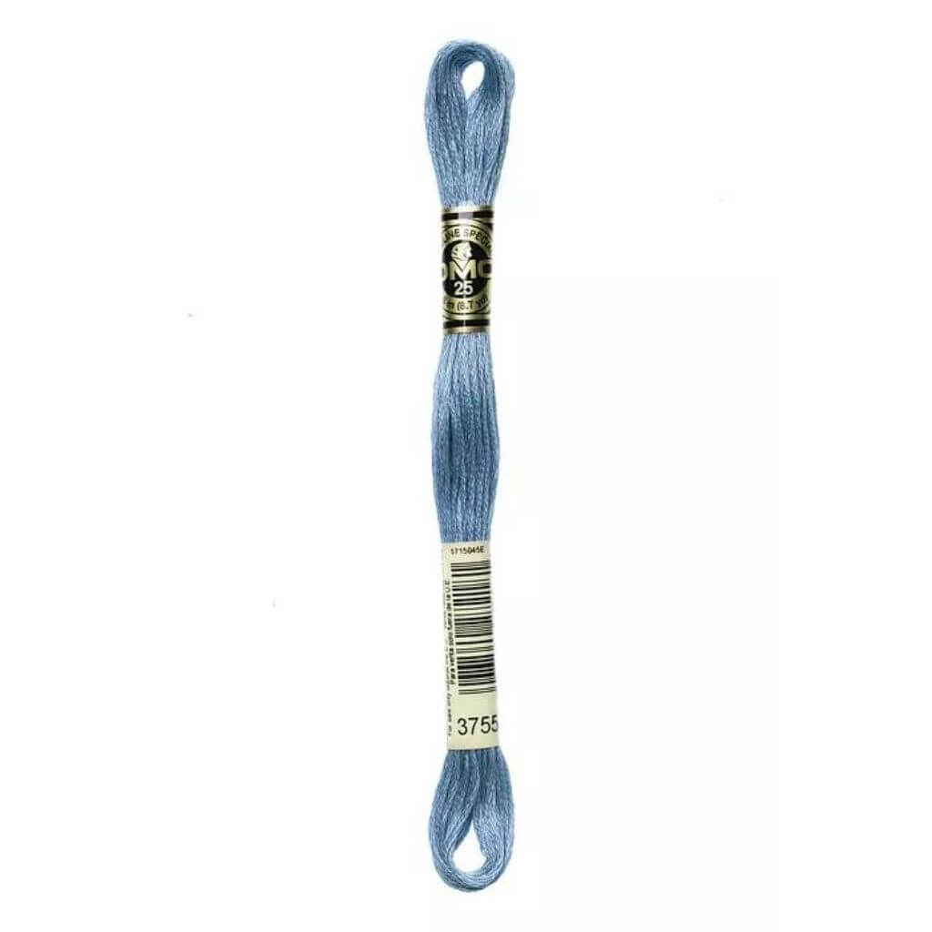 DMC Mouliné Spécial, Farbe 3755 Pastellblau – Baumwolle bei Lieblingsgarn
