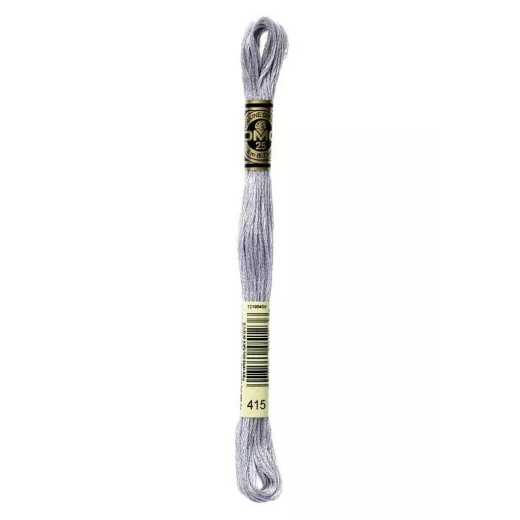 DMC Mouliné Spécial, Farbe 415 Schillerendes Chrom – Baumwolle bei Lieblingsgarn