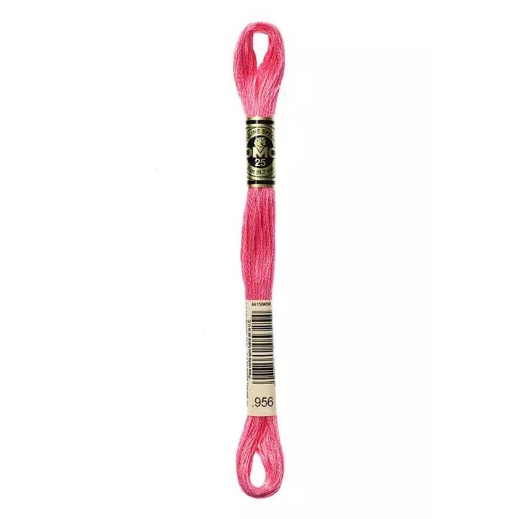 DMC Mouliné Spécial, Farbe 956 Hot Pink – Baumwolle bei Lieblingsgarn