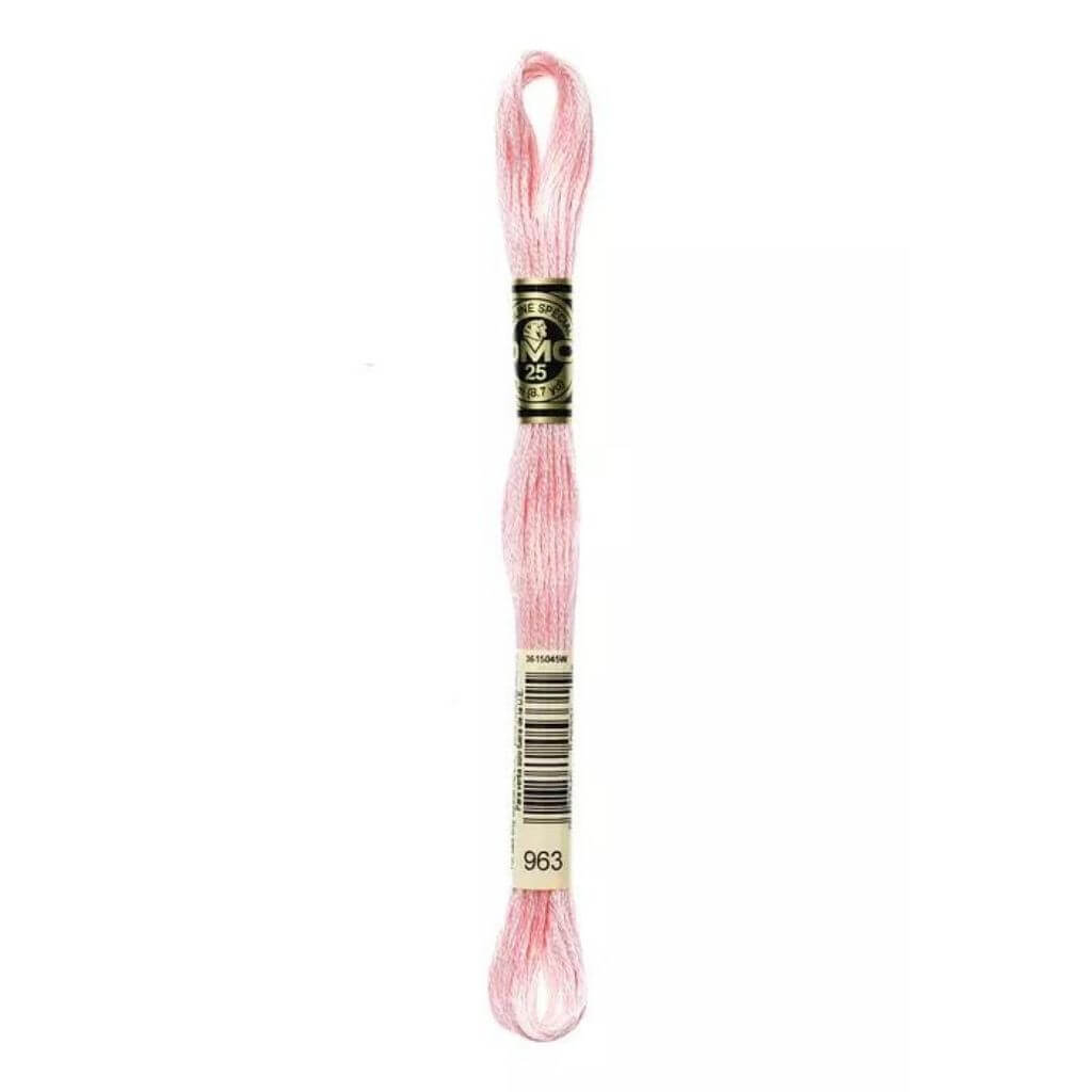 DMC Mouliné Spécial, Farbe 963 Bonbon Rosa – Baumwolle bei Lieblingsgarn
