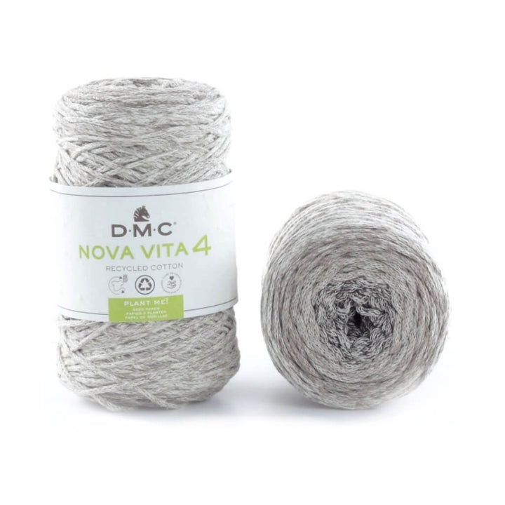 DMC Nova Vita 4 Color - recyceltes Baumwollgarn, Farbe 311 Brown Beige – Baumwolle und Polyester bei Lieblingsgarn