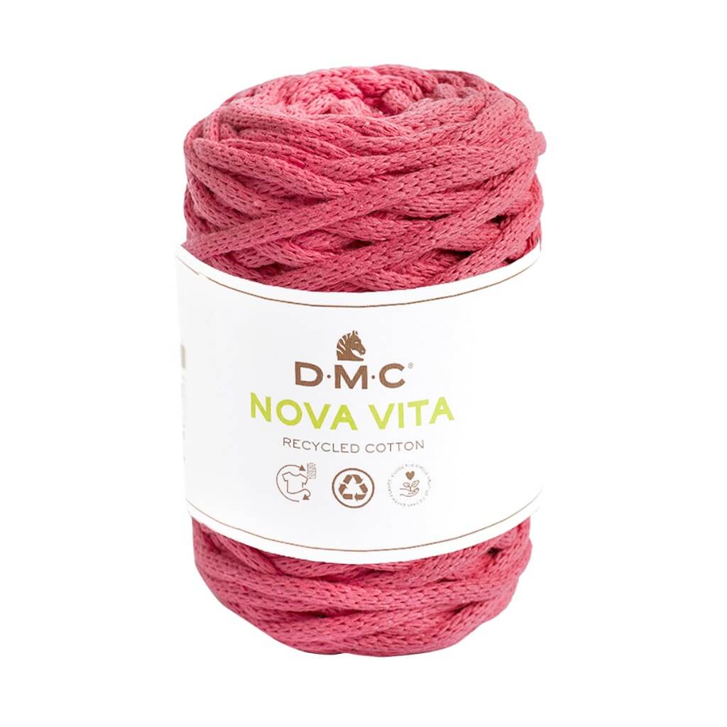 DMC Nova Vita - Baumwollgarn 4mm, Farbe 043 Himbeer – Baumwolle und Polyester bei Lieblingsgarn