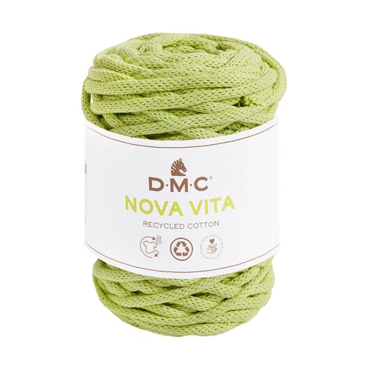 DMC Nova Vita - Baumwollgarn 4mm, Farbe 084 Pistazie – Baumwolle und Polyester bei Lieblingsgarn