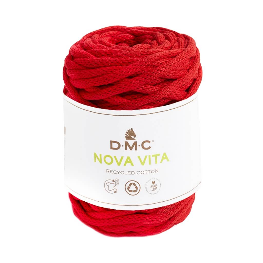 DMC Nova Vita - Baumwollgarn 4mm, Farbe 05 Rot – Baumwolle und Polyester bei Lieblingsgarn