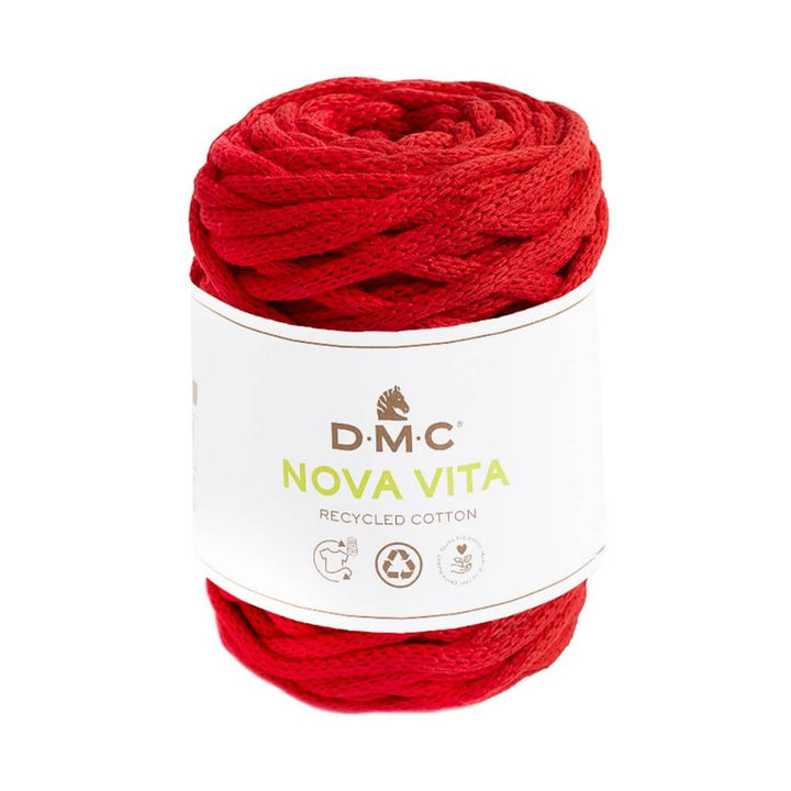 DMC Nova Vita - Baumwollgarn 4mm, Farbe 05 Rot – Baumwolle und Polyester bei Lieblingsgarn