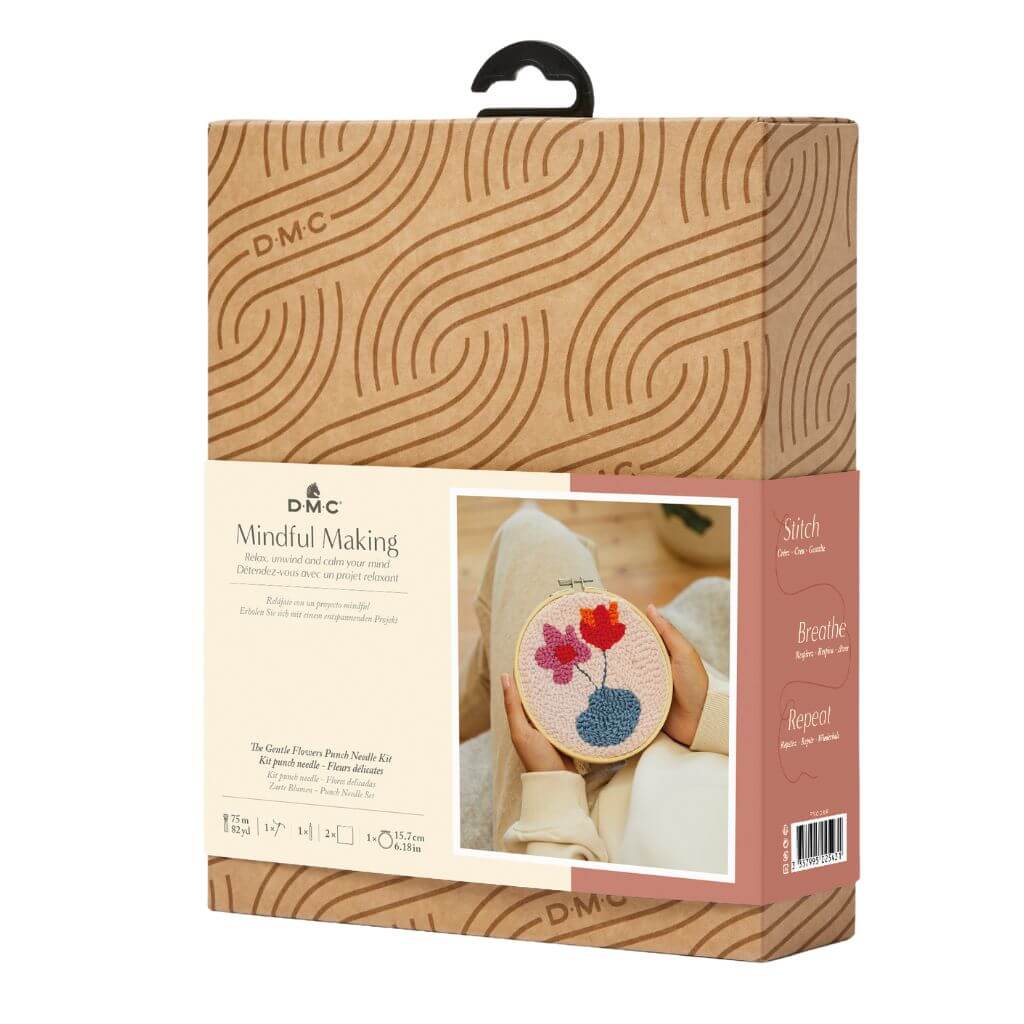 DMC Punch Needle Set Zarte Blumen bei bei bei bei Lieblingsgarn