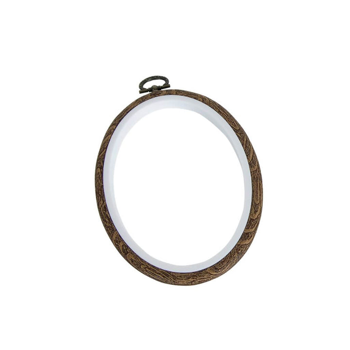 DMC Flexirahmen oval, Farbe braun – Kunststoff bei Lieblingsgarn
