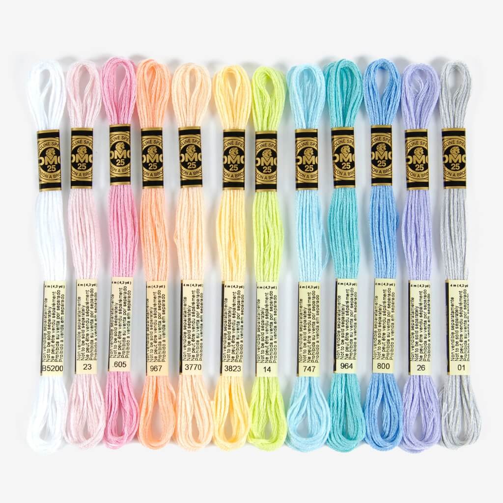 DMC Stickgarne Pastelltöne Set bei bei bei bei Lieblingsgarn