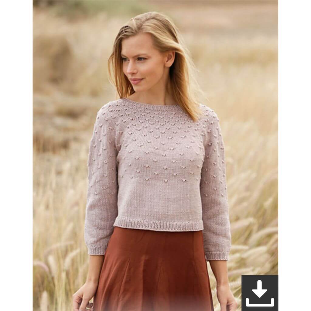 Drops Design Pattern Pullover Dots and Drops Strickset - Drops (PDF) bei bei bei bei Lieblingsgarn
