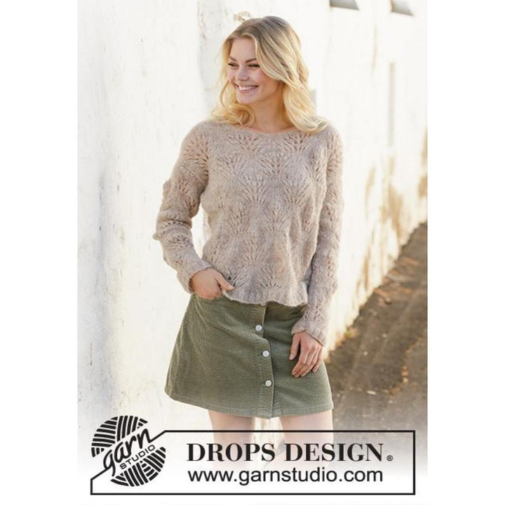 Footprints in the Sand Pullover Strickanleitung - Drops Design (PDF) bei Lieblingsgarn