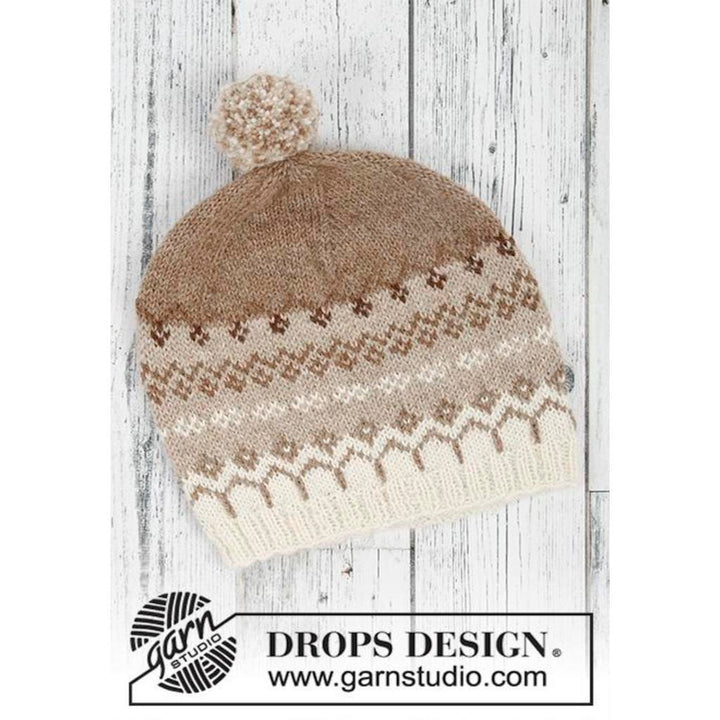 Pullover mit Rundpasse im nordischen Muster Strickanleitung - Drops Design (PDF) bei Lieblingsgarn