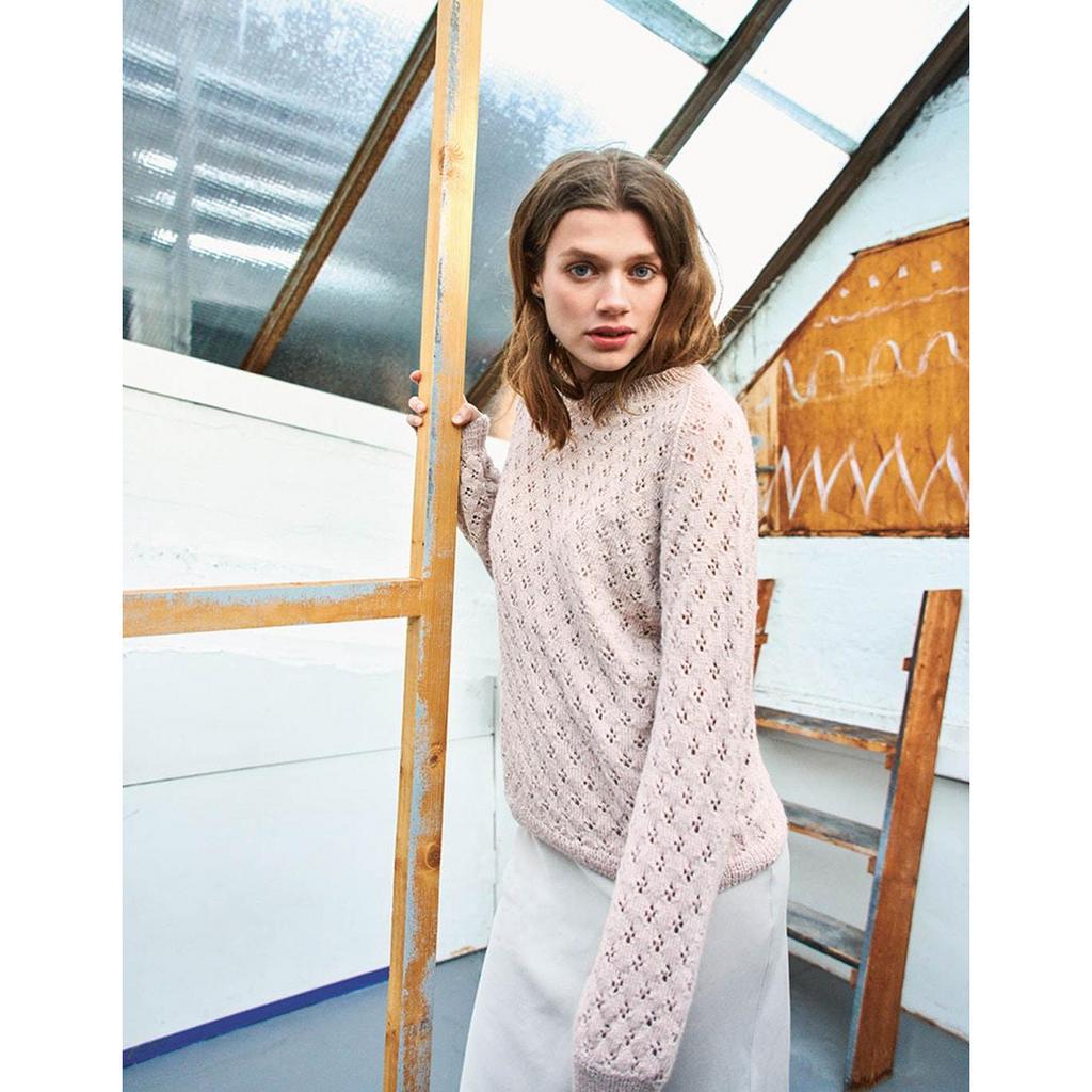 Kleeblatt-Pullover Strickanleitung - Sandnes Garn / Åsa Christiansen (PDF)