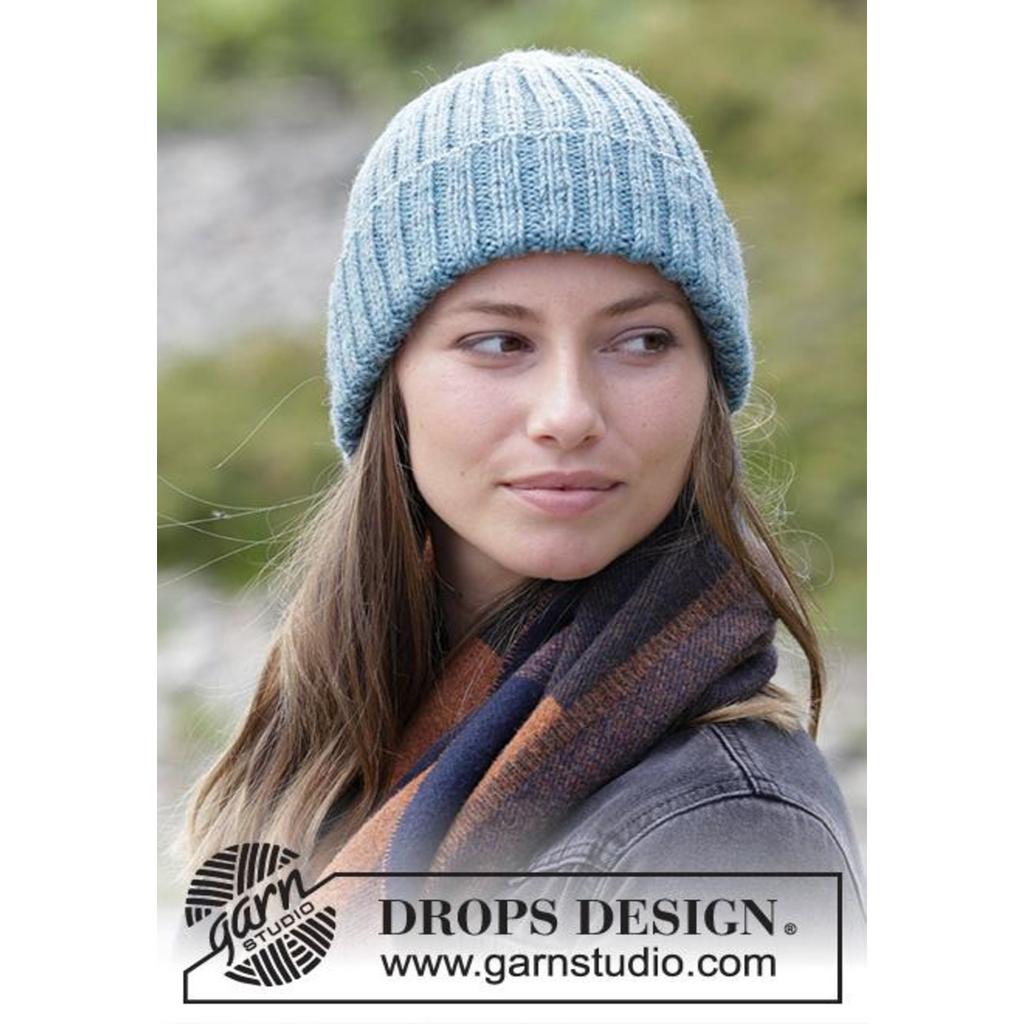 Eiken Mütze Strickanleitung - Drops Design (PDF) bei bei Lieblingsgarn