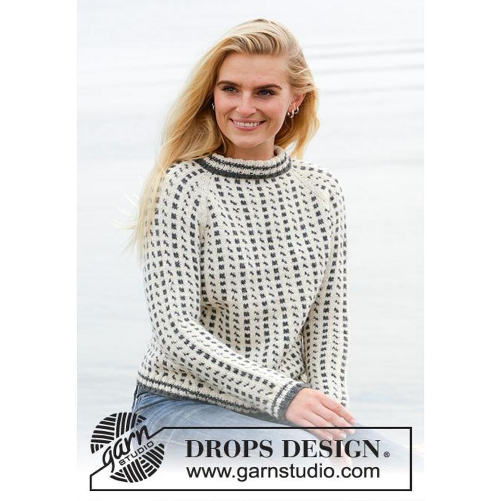 Reykjavik Pullover Strickanleitung - Drops Design (PDF)